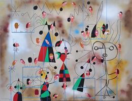 Painting, Miro In Progress, Moises Yagües