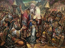 Painting, Moses, Alexander Litvinov