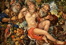 Painting, Susanna and the Elders, Alexander Litvinov