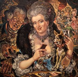 Painting, Marquise, Alexander Litvinov
