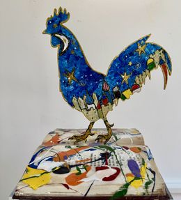 Sculpture, Coq et poésie, Pinkhas
