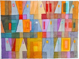 Painting, Chromatic dialog #78, Enido Michelini