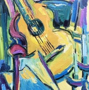 Gemälde, Guitare, Joël Monnier