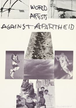 Édition, Contre l'apartheid, Robert Rauschenberg