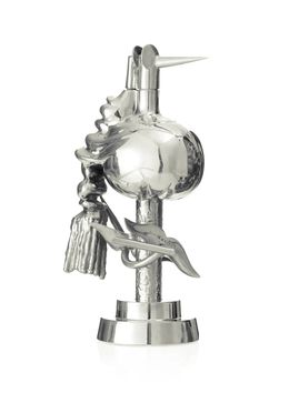 Sculpture, Oiseau de fer (signed chrome plated sculpture), Wifredo Lam