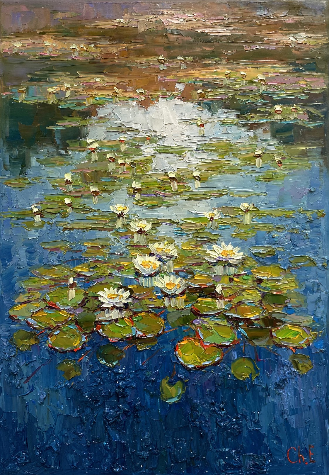 Evgeny Chernyakovsky, Water Lilies Evgeny Chernyakovsky, Water Lilies