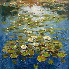 Peinture, Water Lilies, Evgeny Chernyakovsky