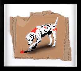 Painting, Most Is What You Make Of It (original on cardboard), Kunstrasen