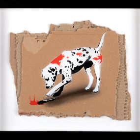 Peinture, Most Is What You Make Of It (original on cardboard), Kunstrasen