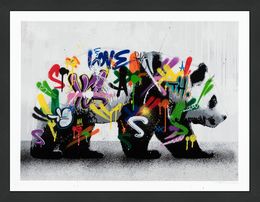 Print, Panda (Unique Hand Finished Screen Print), Martin Whatson