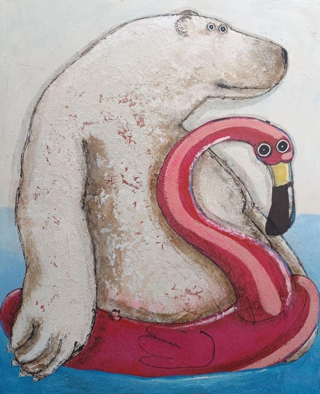 Hervé Maury, Bouée flamand rose Hervé Maury, Bouée flamand rose