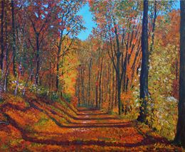 Peinture, Allée, Gyslaine Pachet-Micheneau
