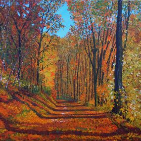Peinture, Allée, Gyslaine Pachet-Micheneau