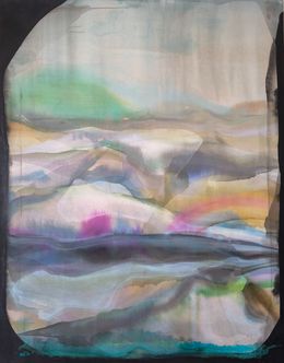 Painting, Behind the shower curtain 2.0, Vanessa Onuk