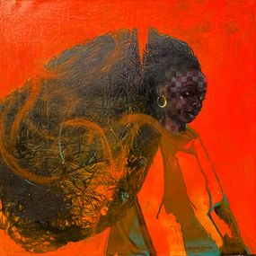 Gemälde, Portrait of Dara, Ogunniyi Oluwatosin