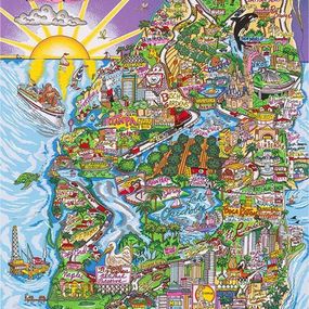 Stampe, Along the Sunshine State, Charles Fazzino