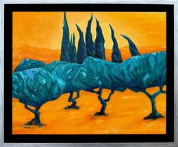 Painting, Danse d'Hiver, Bernadette Van Baarsen