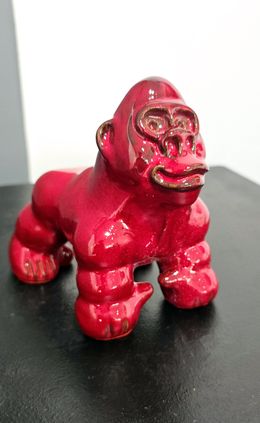 Sculpture, Mini Gorille (Rouge), Gite