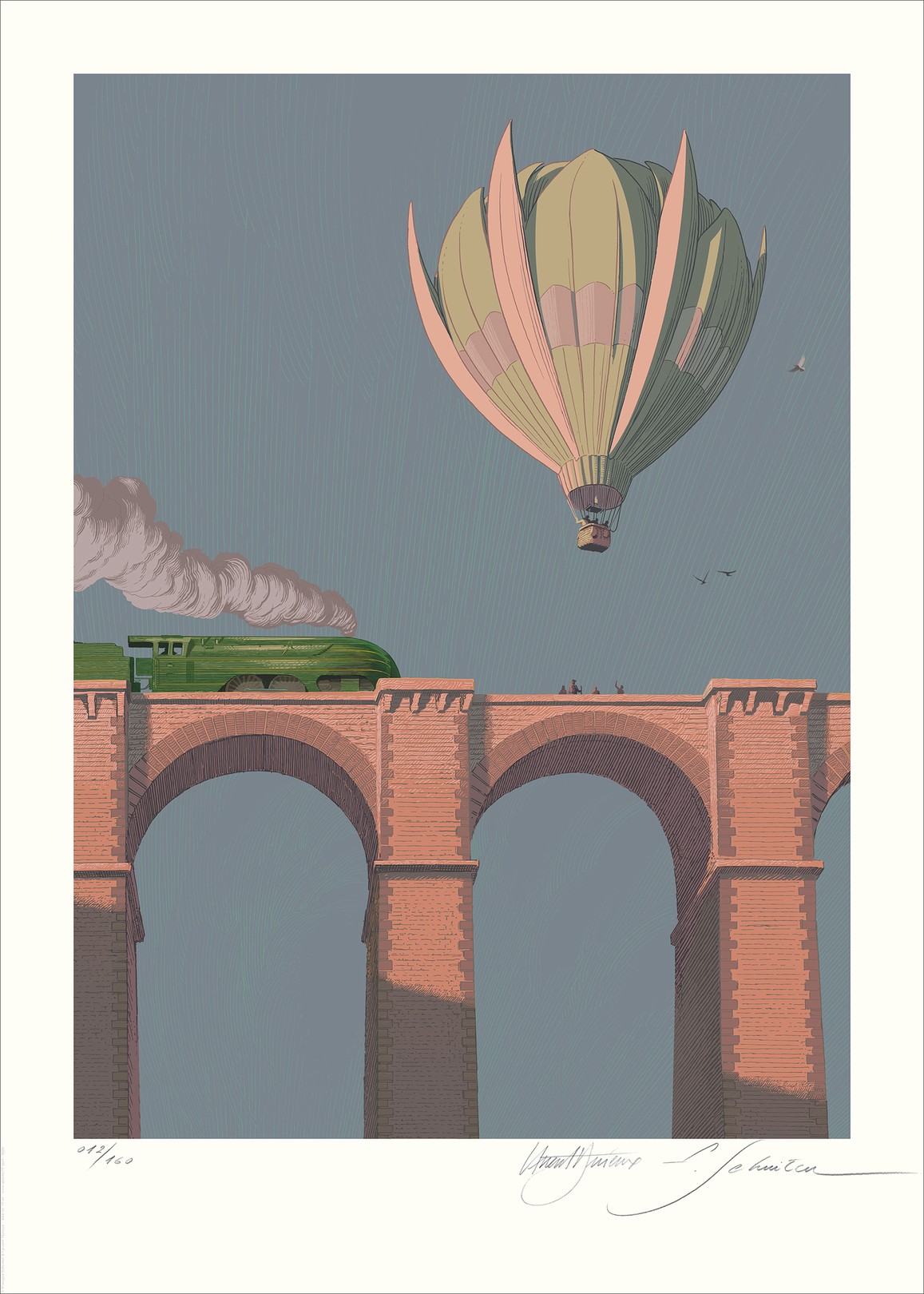 François Schuiten, Envie de ralentir (variante) François Schuiten, Envie de ralentir (variante)