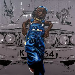Peinture, Creative Rebel - 21st Century, Contemporary, Figurative, Mixed Media, Children, Eyitayo Alagbe