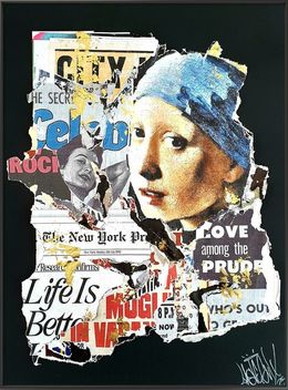 Pintura, Pop Art La fille à la perle, Lasveguix