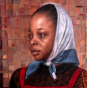 Peinture, Veiled Contemplation, Meshach Charity