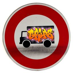 Peinture, Truck Roadsign, Gripe