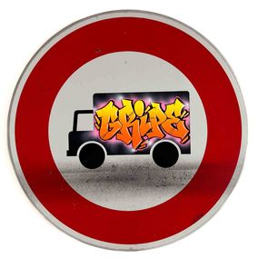 Peinture, Truck Roadsign, Gripe