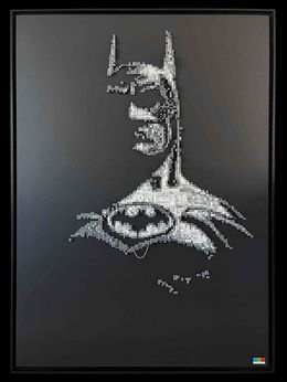 Sculpture, Gotham's shadow, BrickBoardBuilder
