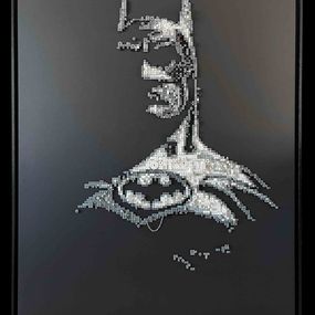 Sculpture, Gotham's shadow, BrickBoardBuilder