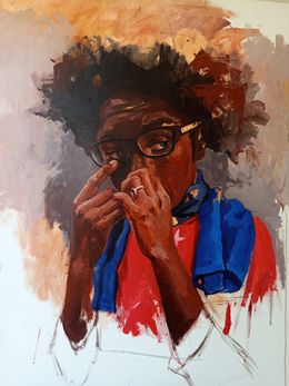 Painting, Speck in my eyes, Peter Eneji