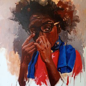 Painting, Speck in my eyes, Peter Eneji