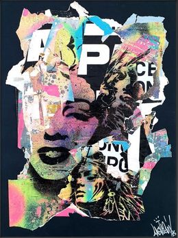 Painting, Monroe Pop Art, Lasveguix