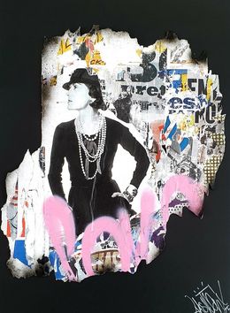 Painting, Coco Chanel, Lasveguix