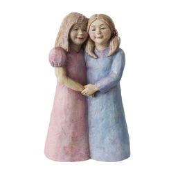 Scultura, Deux copines - Série portrait de l'enfance, Nellka