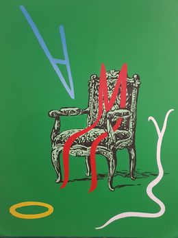 Pittura, Fauteuil vert, Patrick Moya