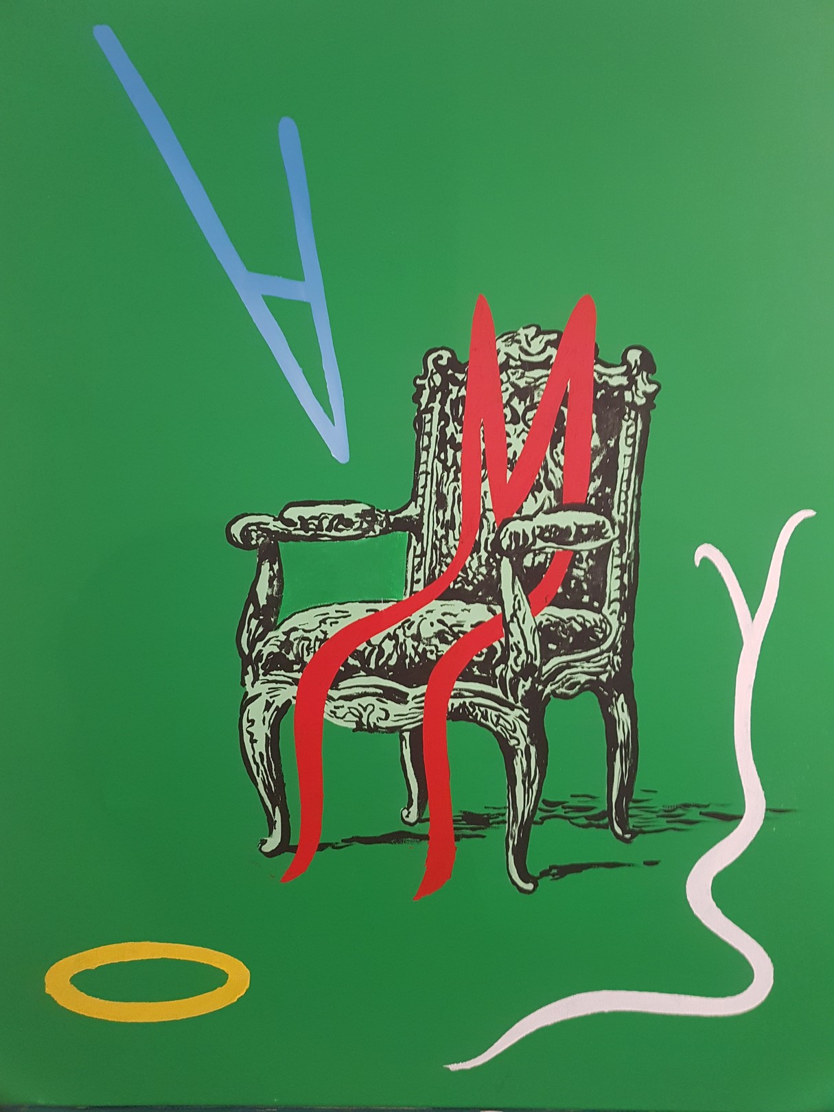 Patrick Moya, Fauteuil vert Patrick Moya, Fauteuil vert