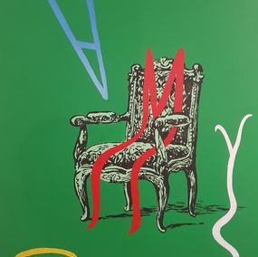 Painting, Fauteuil vert, Patrick Moya