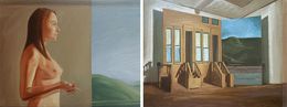 Peinture, The Light 19 and 23 Diptych. From The Light series, Jose Ricardo Contreras Gonzalez