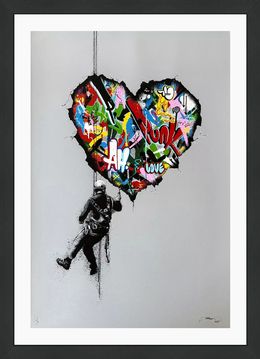 Édition, Cracked (rare grey variant signed screen print), Martin Whatson