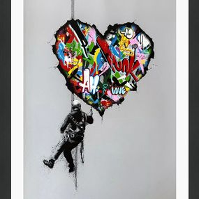 Édition, Cracked (rare grey variant signed screen print), Martin Whatson
