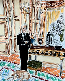 Fine Art Drawings, Givenchy in Paris. From the Fashion series, Manuel Santelices