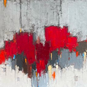 Peinture, Composition argent, Dominik Sokolowski
