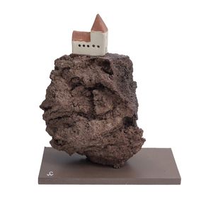 Sculpture, L’Eglise - Inspirée de Saint Michel d’Aiguilhe, Puy en Velay, Jean-Marie Cloarec