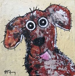 Peinture, Chien 5, Hervé Maury