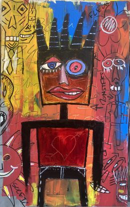 Peinture, Gratter l'humain, Eric Doisy