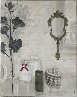 Peinture, Beauty needs protection, Romanticization series, Olha Vlasova