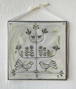 Peinture, Tree of life, Romanticization series, Olha Vlasova
