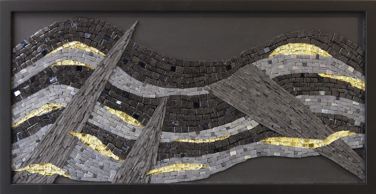 Marie Cloarec, Vagues - Mosaïque figurative Marie Cloarec, Vagues - Mosaïque figurative