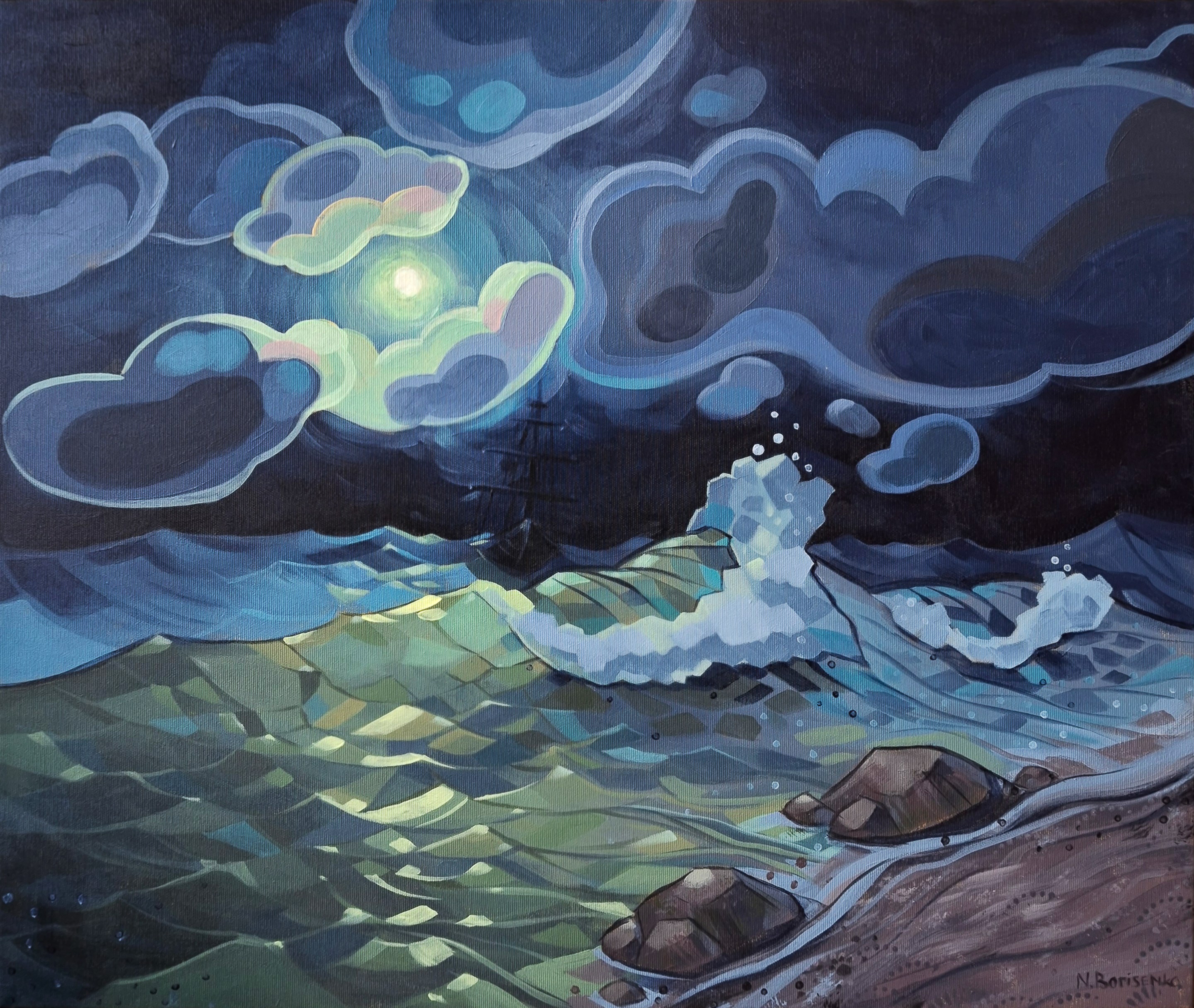 Natalie Borisenko, Sea Within — Moonlit Journey Natalie Borisenko, Sea Within — Moonlit Journey
